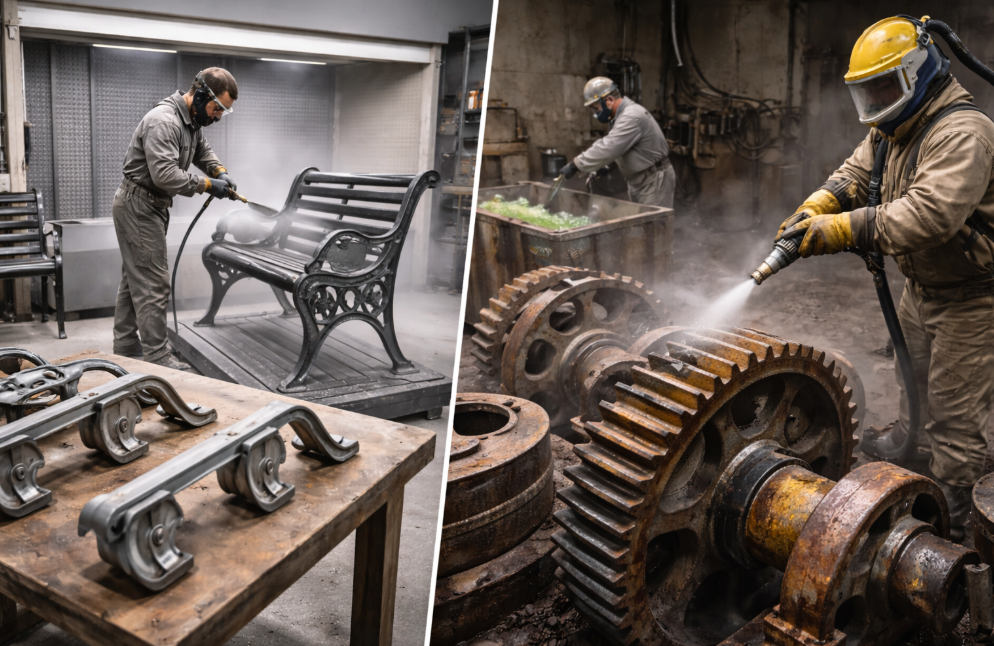 Restauro metalli: come riportare a nuovo arredi urbani, attrezzature e componenti industriali